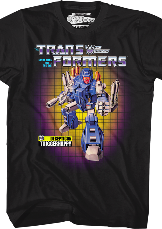 Box Art Triggerhappy Transformers T-Shirt - main product image