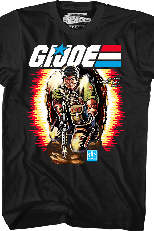 Box Art Tunnel Rat GI Joe T-Shirt - main product image