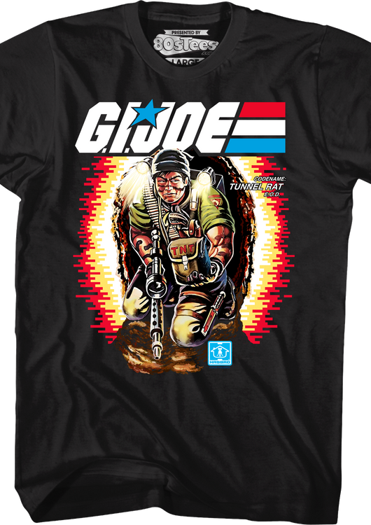 Box Art Tunnel Rat GI Joe T-Shirt - main product image