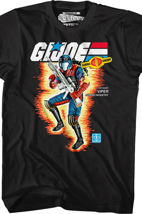 Box Art Viper GI Joe T-Shirt - main product image