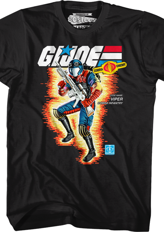 Box Art Viper GI Joe T-Shirt - main product image