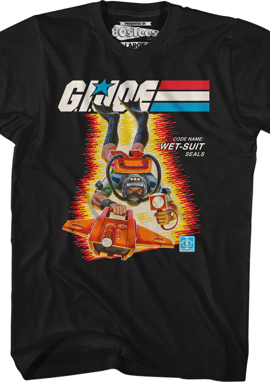 Box Art Wet-Suit GI Joe T-Shirt - main product image