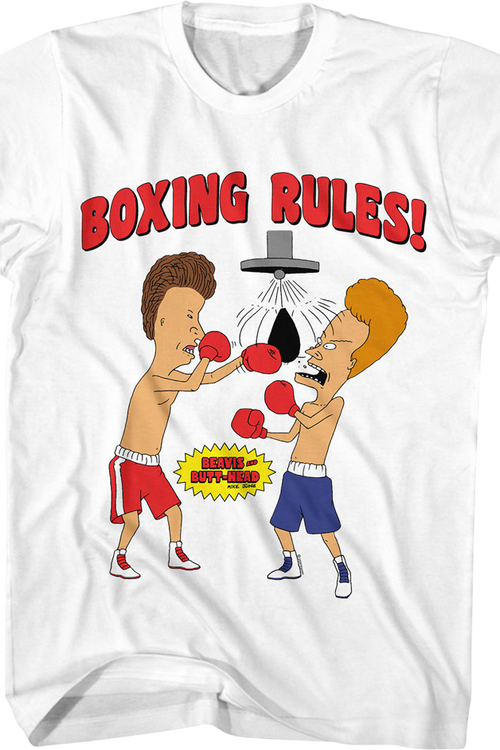 Boxing Rules Beavis And Butt-Head T-Shirtmain product image
