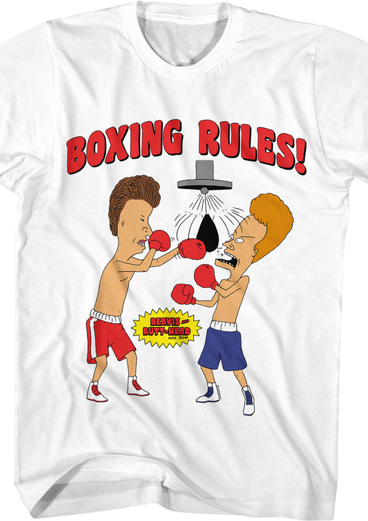 Boxing Rules Beavis And Butt-Head T-Shirt - main product image