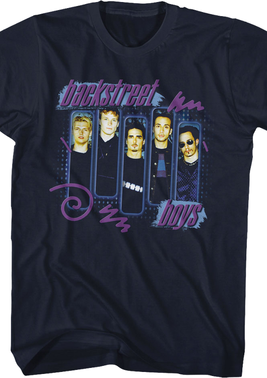 Boy Band Panels Backstreet Boys T-Shirt - main product image