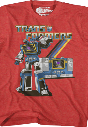 Boys Retro Soundwave Transformers Shirt