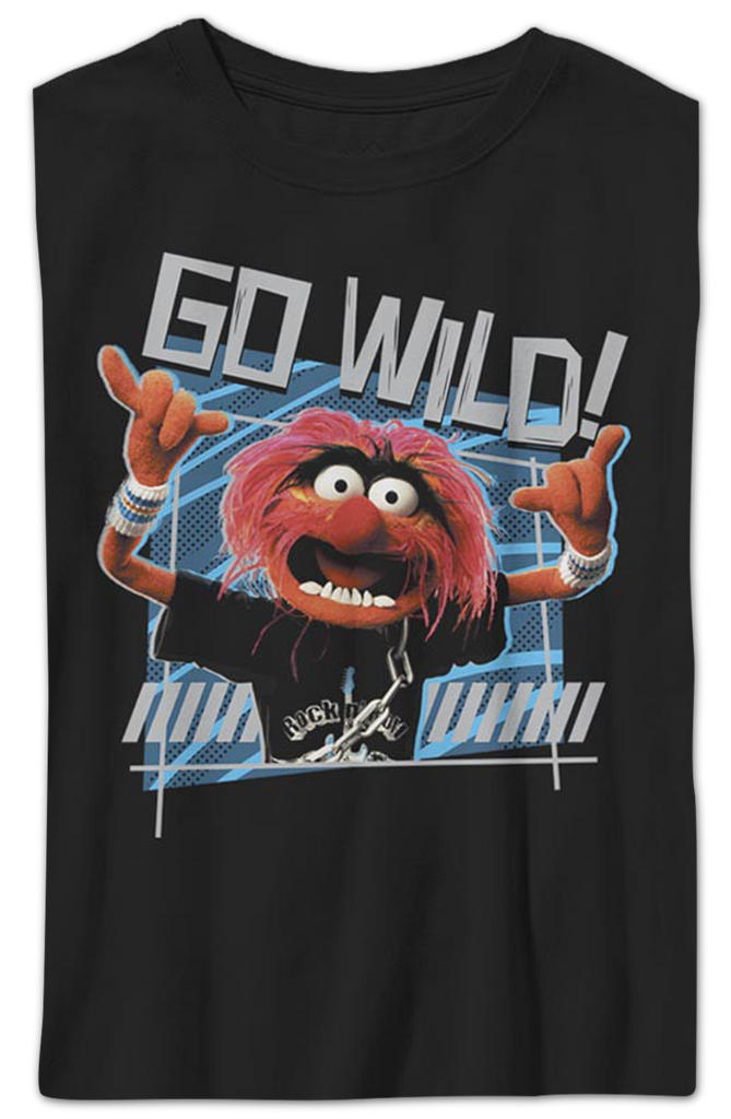 Boys Youth Animal Go Wild Muppets Shirt