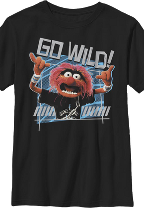 Boys Youth Animal Go Wild Muppets Shirt