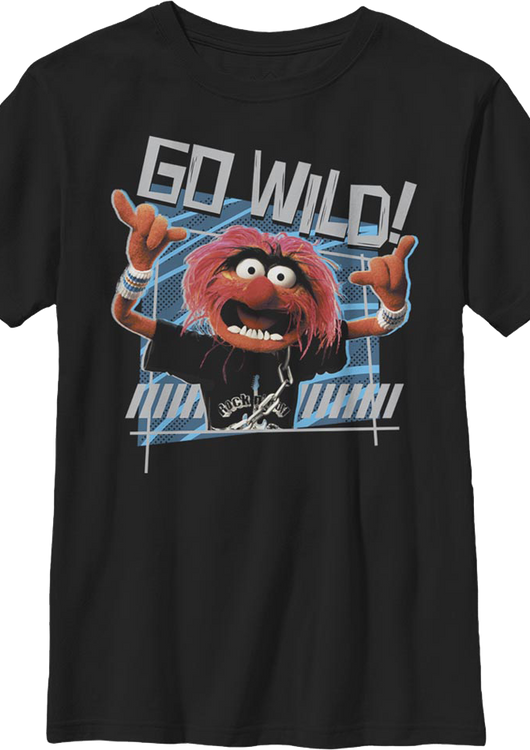 Boys Youth Animal Go Wild Muppets Shirt - main product image