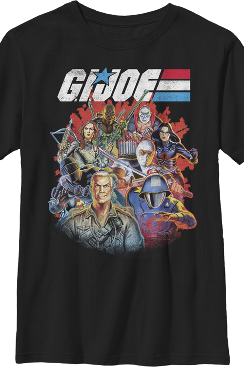 Boys Youth Characters Collage GI Joe Shirtmain product image