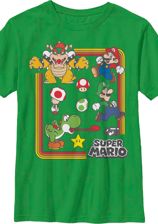 Boys Youth Characters Super Mario Bros. Shirt - main product image