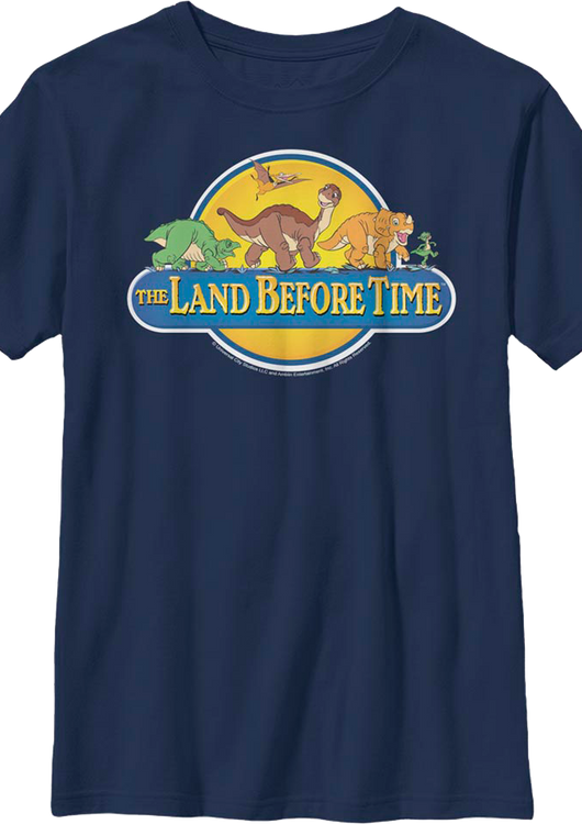 Boys Youth Classic Logo Land Before Time Shirt - main product image