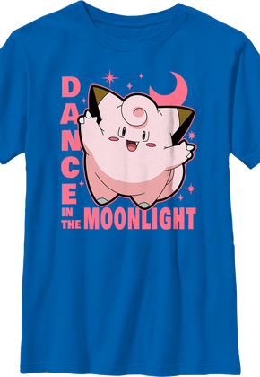 Boys Youth Dance In The Moonlight Pokemon Shirt