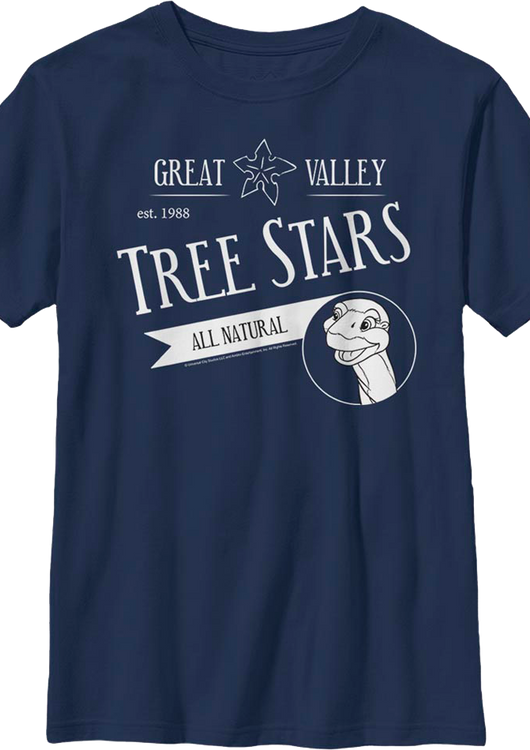 Boys Youth Great Valley Tree Stars Land Before Time Shirt - main product image
