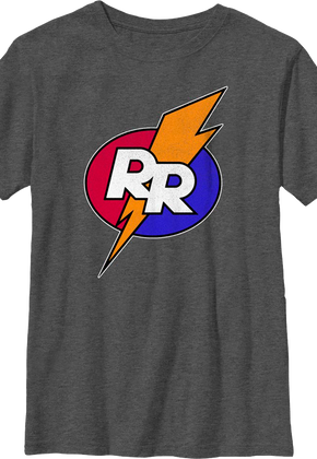Boys Youth Lightning Bolt Logo Chip 'n Dale Rescue Rangers Shirt