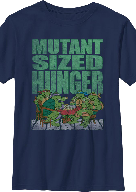 Boys Youth Mutant Sized Hunger Teenage Mutant Ninja Turtles Shirt - main product image
