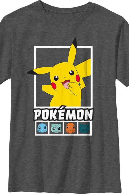 Boys Youth Pikachu And Pals Pokemon Shirtmain product image