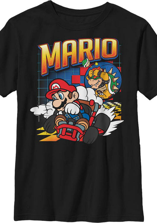 Boys Youth Racing Kart Super Mario Bros. Shirt - main product image