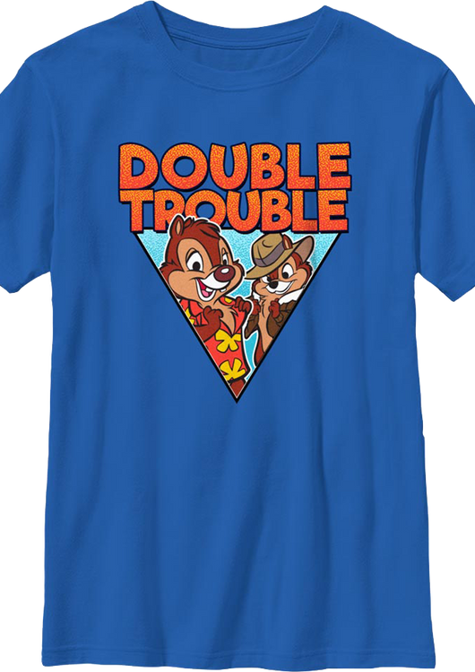 Boys Youth Retro Double Trouble Chip 'n Dale Rescue Rangers Shirt - main product image