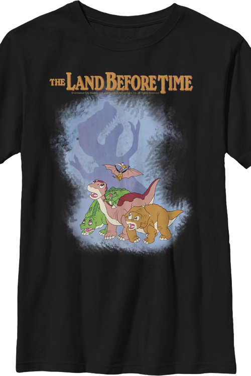 Boys Youth Sharptooth Shadow Land Before Time Shirtmain product image