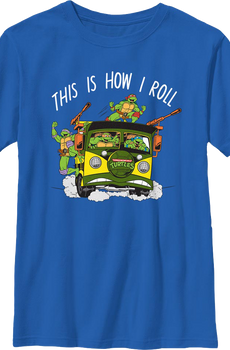 Boys Youth This Is How I Roll Teenage Mutant Ninja Turtles Shirt