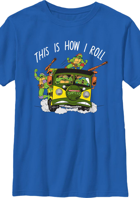 Boys Youth This Is How I Roll Teenage Mutant Ninja Turtles Shirt - main product image