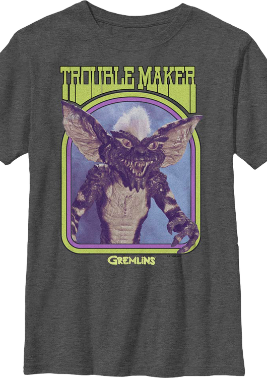 Boys Youth Troublemaker Gremlins Shirt - main product image