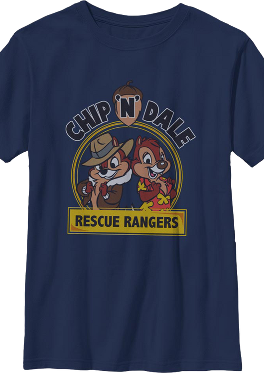 Boys Youth Vintage Logo Chip 'n Dale Rescue Rangers Shirt - main product image