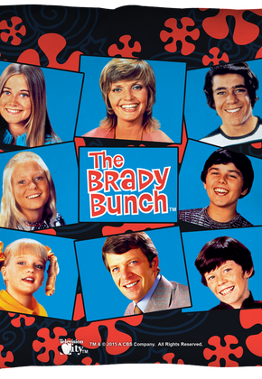 Brady Bunch Throw Pillow