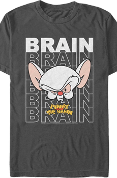 Brain Face Pinky and the Brain T-Shirt