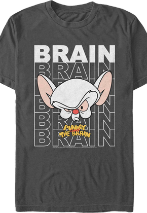 Brain Face Pinky and the Brain T-Shirt