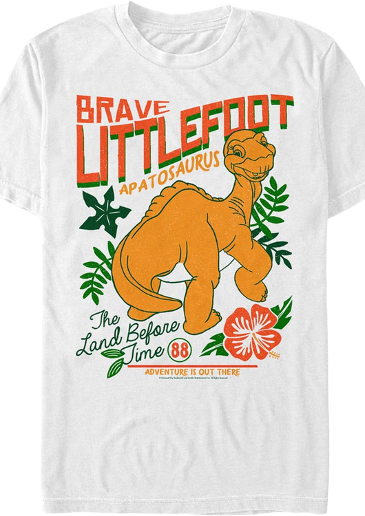 Brave Littlefoot Land Before Time T-Shirt - main product image