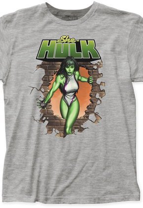 Break Through She-Hulk T-Shirt