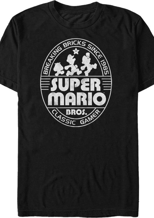 Breaking Bricks Since 1985 Super Mario Bros. T-Shirt - main product image
