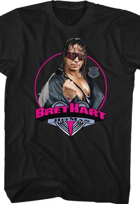 Circle Photo Bret Hitman Hart T-Shirt
