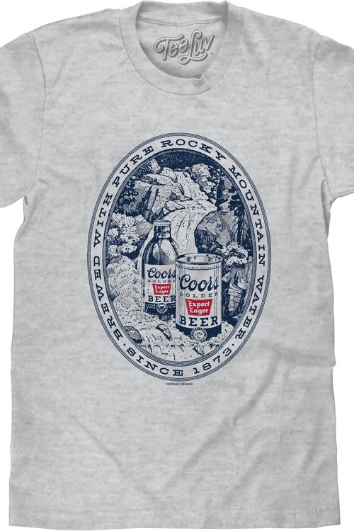 Brewed With Pure Rocky Mountain Water Coors T-Shirt - main product image