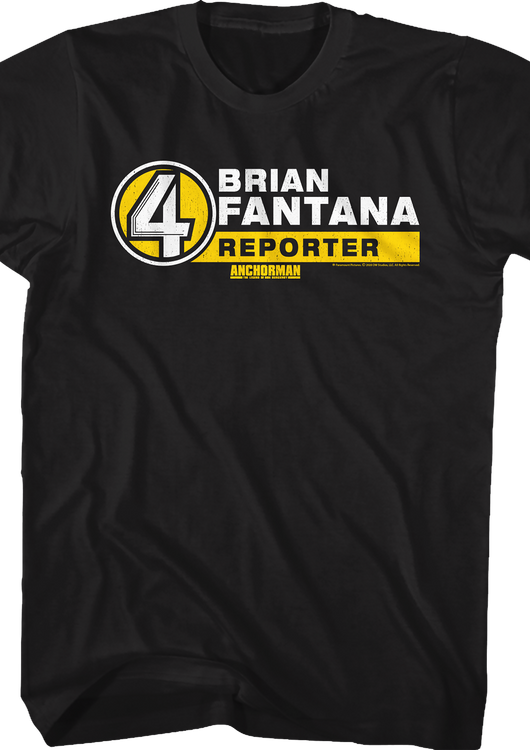 Brian Fantana Anchorman T-Shirt - main product image