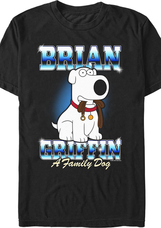 Brian Griffin A Family Dog Family Guy T-Shirt - main product image