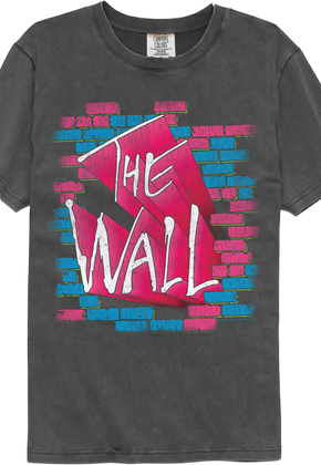 Brick Wall Pink Floyd Comfort Colors Brand T-Shirt