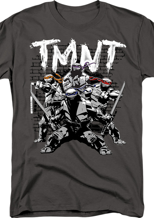 Brick Wall Pose Teenage Mutant Ninja Turtles T-Shirt - main product image