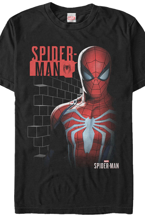 Brick Wall Spider-Man T-Shirtmain product image