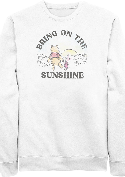 Bring On The Sunshine Winnie The Pooh Sweatshirt - main product image