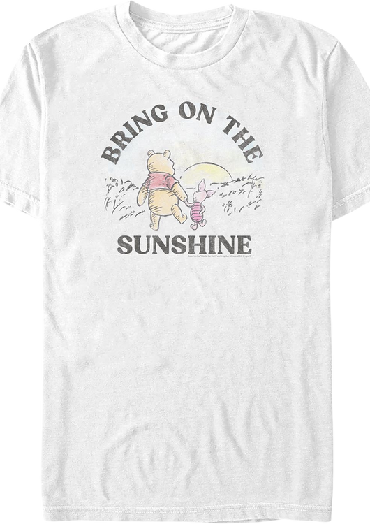 Bring On The Sunshine Winnie The Pooh T-Shirt - main product image