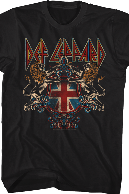 British Crest Def Leppard T-Shirtmain product image