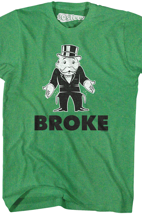 Broke Monopoly Rich Uncle Moneybags T-Shirtmain product image