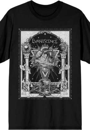 Broken Pieces Shine Evanescence T-Shirt