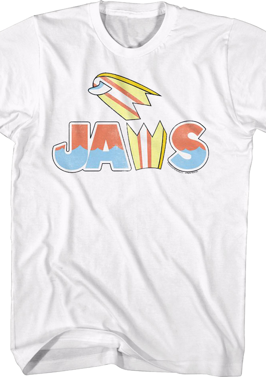 Broken Surfboard Jaws T-Shirt - main product image