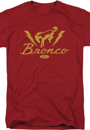 Bronco Lightning Bolts Ford T-Shirt