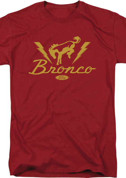Bronco Lightning Bolts Ford T-Shirt - main product image
