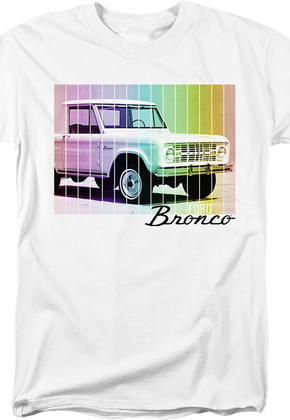 Bronco Retro Panels Ford T-Shirt